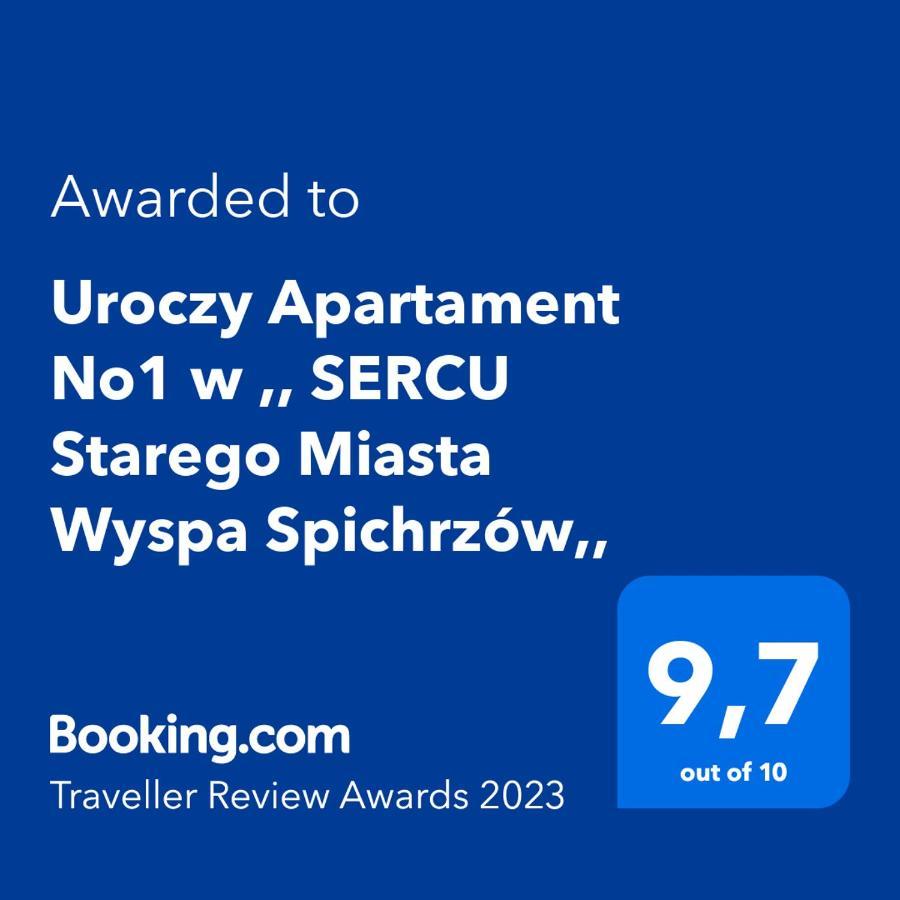 Uroczy Apartament No1 W ,, Sercu Starego Miasta Wyspa Spichrzow,, Гданск Екстериор снимка